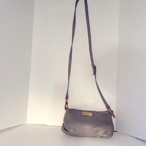 Mark by Mark Jacob Taupe Small Pebble Leather Crossbody